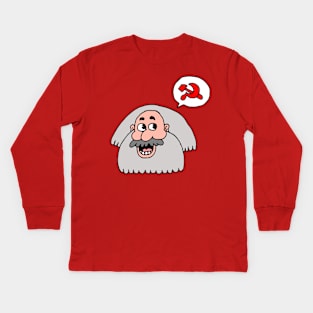 Kawaii Karl Marx Kids Long Sleeve T-Shirt